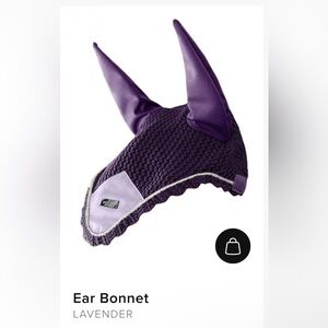 Equestrian Stockholm Lavender Fly Bonnet - Full (Horse sized)